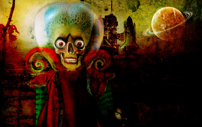 Обои картинки фото фэнтези, существа, голова, зубы, глаза