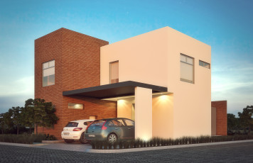 Картинка 3д+графика архитектура+ architecture небо дом