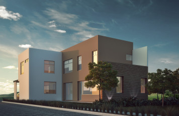 Картинка 3д+графика архитектура+ architecture небо дом