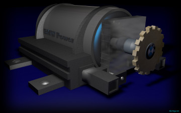 Картинка 3д+графика моделирование+ modeling шестерня двигатель