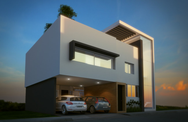 Обои картинки фото 3д графика, архитектура , architecture, небо, дом