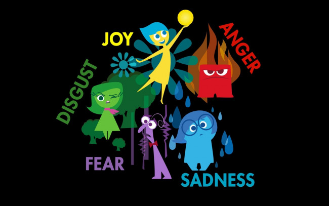 Обои картинки фото мультфильмы, inside out, персонажи