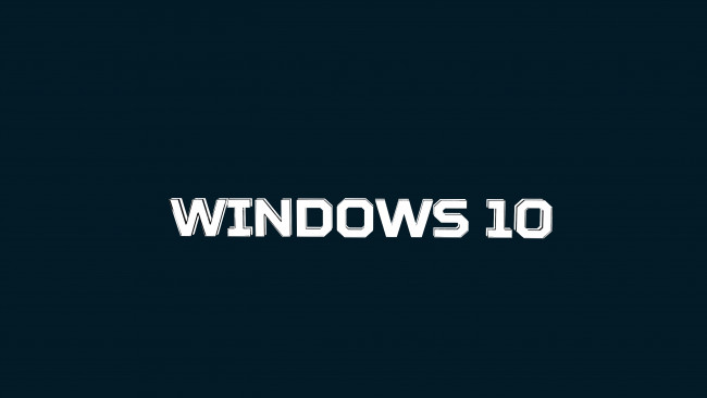 Обои картинки фото компьютеры, windows  10, логотип, фон
