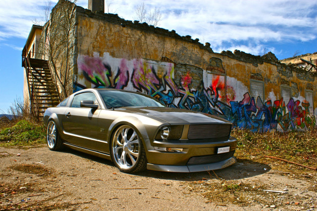 Обои картинки фото автомобили, mustang