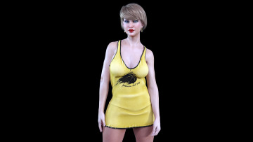 Картинка 3д+графика люди+ people девушка фон взгляд