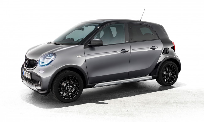 Обои картинки фото smart forfour crosstown 2017, автомобили, smart, 2017, forfour, crosstown