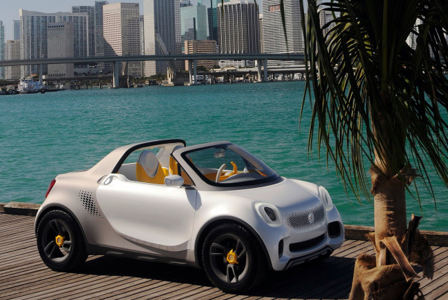 Обои картинки фото smart for-us concept 2012, автомобили, smart, 2012, concept, for-us