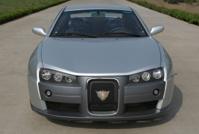 Обои картинки фото geely coupe concept 2007, автомобили, geely, 2007, concept, coupe