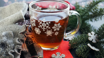 Картинка праздничные угощения чай