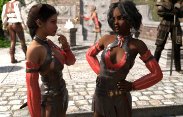 Картинка 3д+графика люди+ people взгляд девушки фон