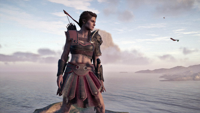 Обои картинки фото 3д графика, амазонки , amazon, оружие, фон, взгляд, девушка