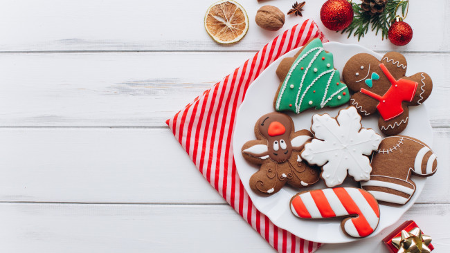 Обои картинки фото праздничные, угощения, печенье