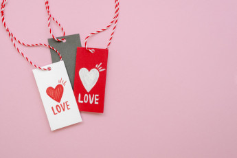 Картинка праздничные день+святого+валентина +сердечки +любовь надписи