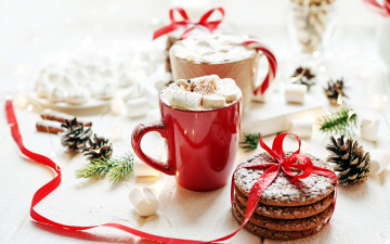 Картинка праздничные угощения печенье маршмеллоу