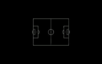 Картинка рисованное минимализм футбольное поле