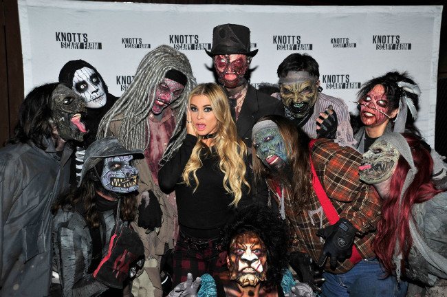 Обои картинки фото разное, знаменитости, блондинка, carmen, electra, улыбка, монстры