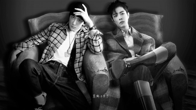 Обои картинки фото разное, знаменитости, ван, ибо, сяо, чжань, кресла