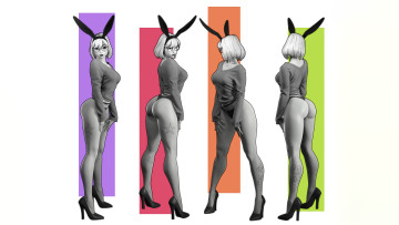 Картинка рисованное люди красивая девушка