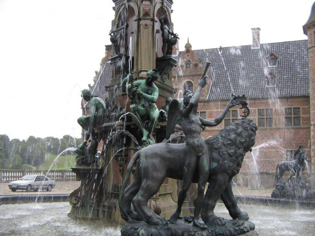 Обои картинки фото города, фонтаны