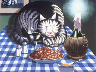 Картинка kliban cats рисованные bernard