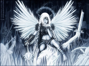 Картинка рисунки конкурса ice and fire фэнтези ангелы