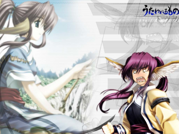 Обои картинки фото аниме, utavarerumono