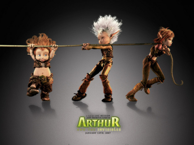 Обои картинки фото мультфильмы, arthur, and, the, minimoys