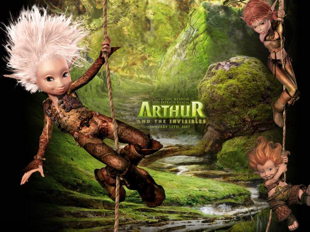 Обои картинки фото мультфильмы, arthur, and, the, minimoys