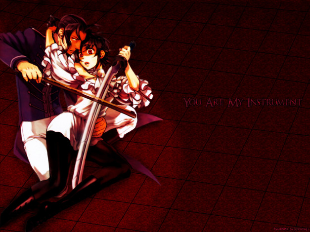 Обои картинки фото аниме, blood 