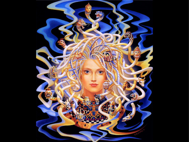 Обои картинки фото медуза, фэнтези, ilene, meyer