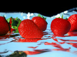 Картинка еда клубника земляника