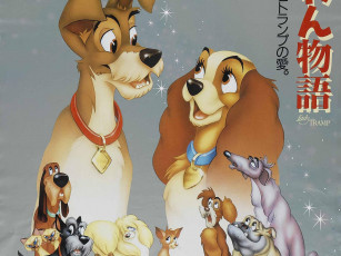Картинка мультфильмы lady and the tramp