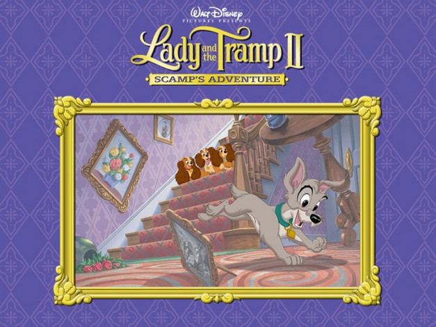 Обои картинки фото мультфильмы, lady, and, the, tramp, ii, scamp`s, adventure