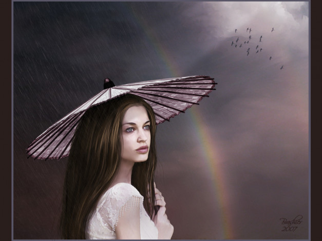 Обои картинки фото рисованные, люди