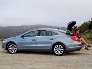 Картинка автомобили авто девушками volkswagen passat cc