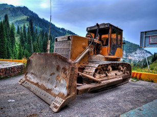 Картинка техника бульдозеры