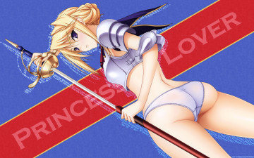 обоя princess, lover, аниме