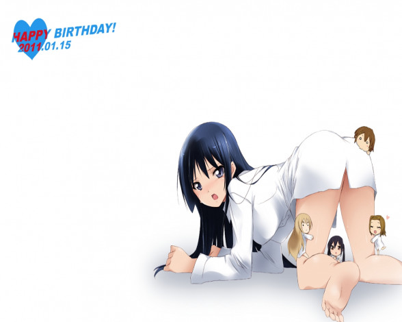 Обои картинки фото аниме, on