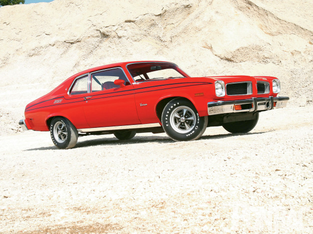 Обои картинки фото 1974, pontiac, ventura, sprint, автомобили