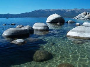 Картинка природа реки озера sand harbor tahoe