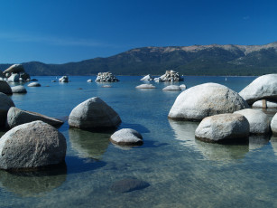 Картинка природа реки озера tahoe sand harbor