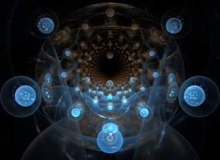 Картинка 3д графика fractal фракталы фрактал узор