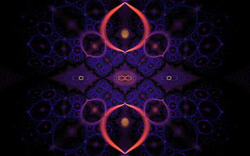 Картинка 3д графика fractal фракталы фрактал узор