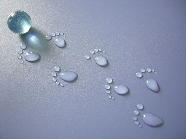 Обои картинки фото разное, капли, брызги, всплески, следы, вода