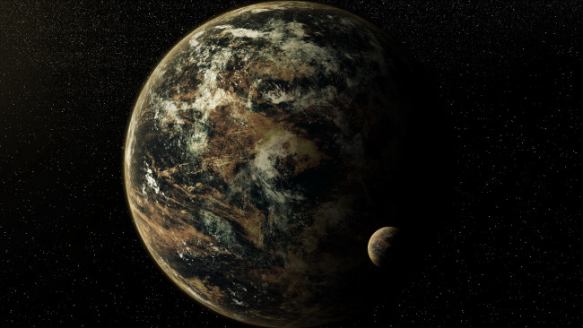 Обои картинки фото космос, арт, звёзды, планеты