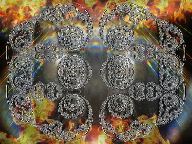 Обои картинки фото 3д, графика, fractal, фракталы, линии, цвета, фон, узор