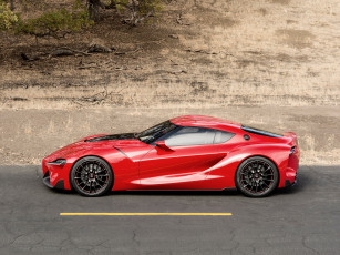 Картинка автомобили toyota ft-1 красный