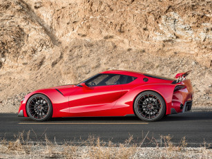 Картинка автомобили toyota ft-1 красный