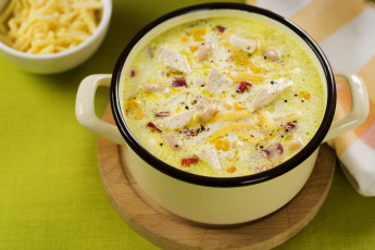 Картинка еда первые+блюда куриный суп халапеньо