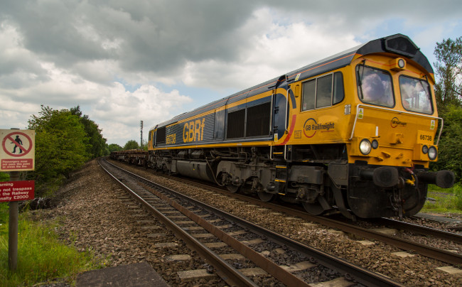 Обои картинки фото техника, поезда, железная, дорога, локомотив, состав